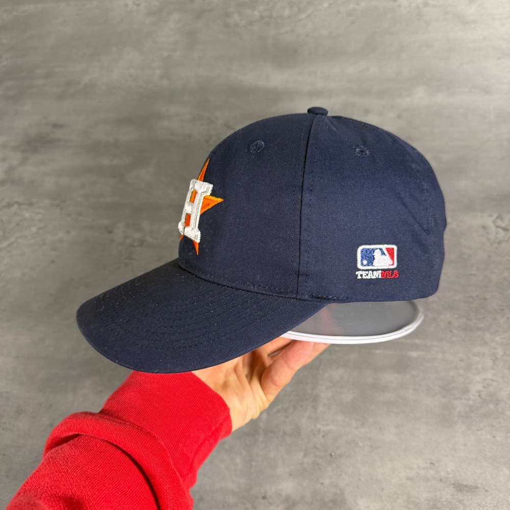 Houston Astros Hat Men Navy Blue MLB Embroidered Baseball Cap Adjustable Dad Cap - Picture 3 of 7